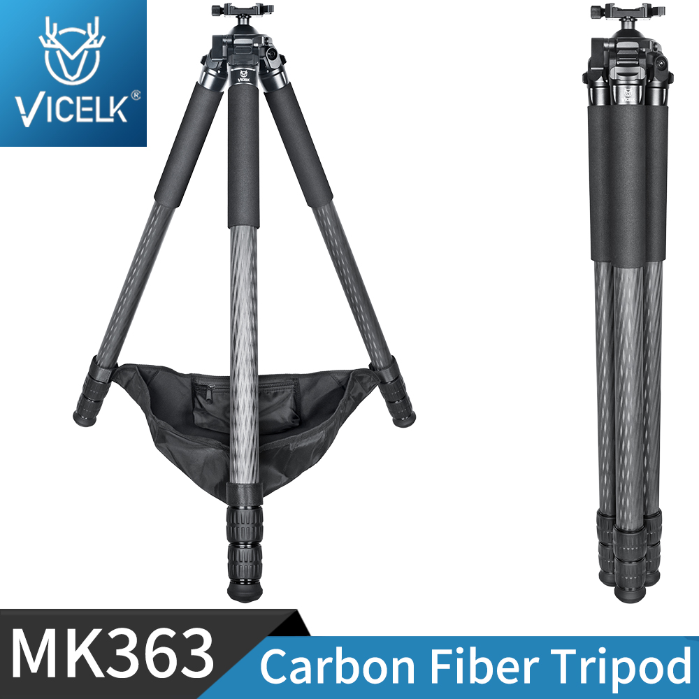 Outdoor Hunting Photography - VICELK MK363 CarbonFiber Tripod 36mm Max