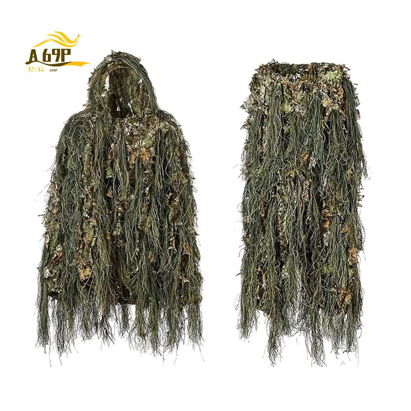 Outdoor Hunting Photography - A69P-Adult Outdoor Ghillie Suit Hunting Cloth