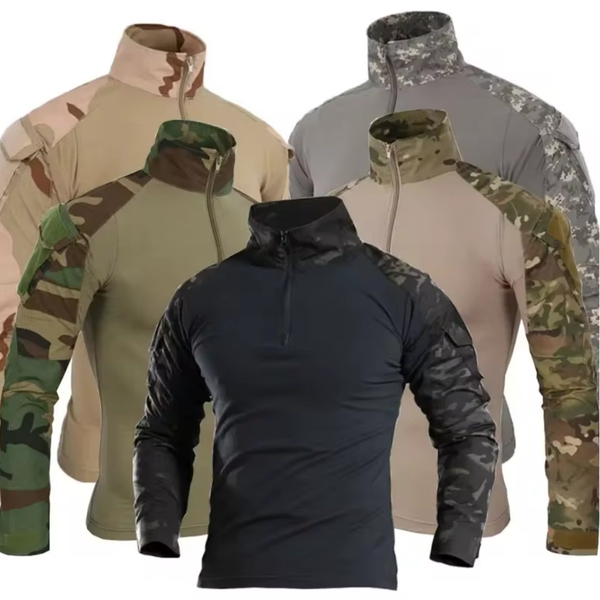 Outdoor Hunting T Shirts - Men's outdoor tactical hiking T-shirt, combat
