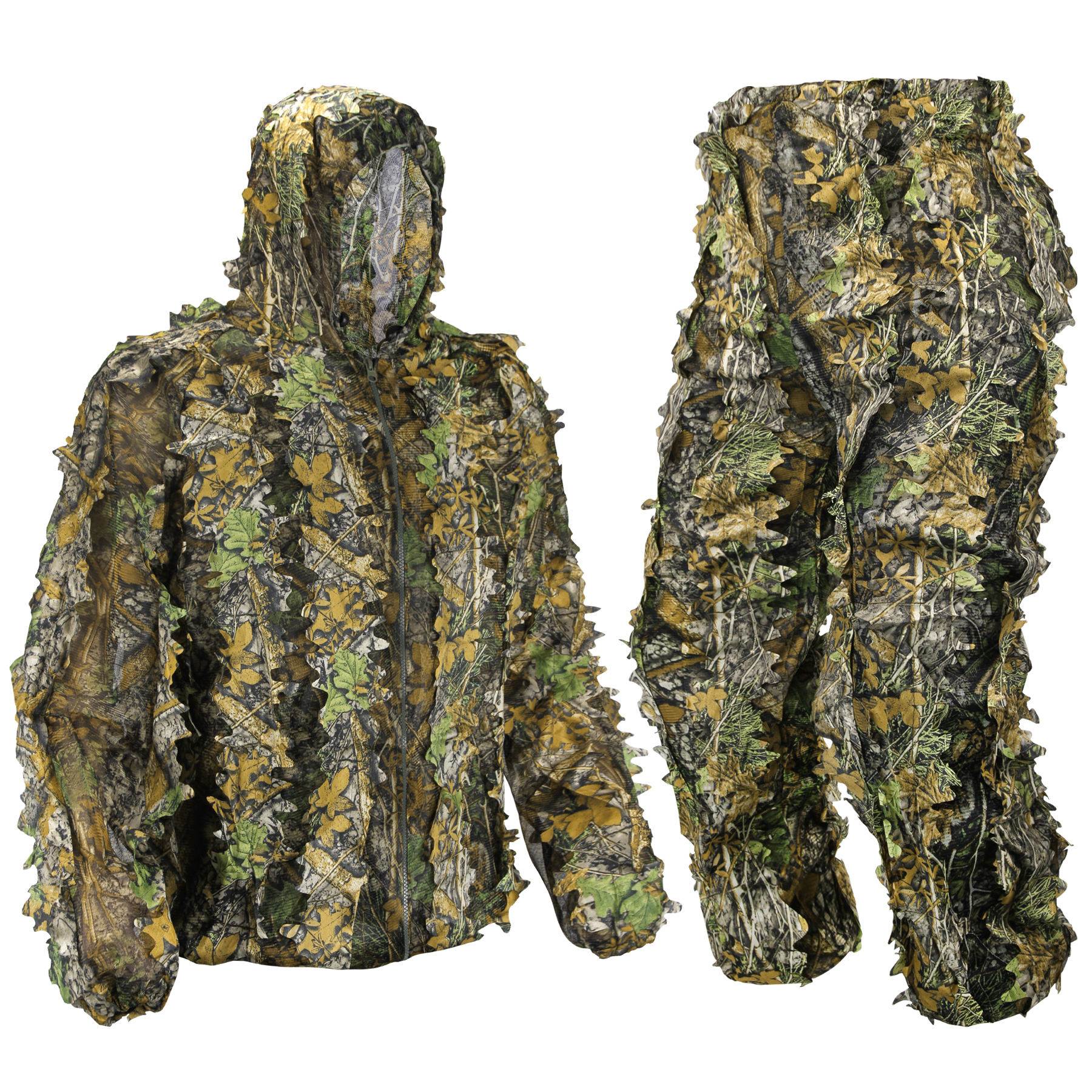 Outdoor Hunting Photography - 3D Camo Leaf Ghillie Suit Breathable