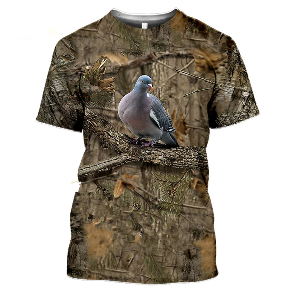 Summer Casual Men's T-shirt Fa – обзор и цена Outdoor Hunting T Shirts