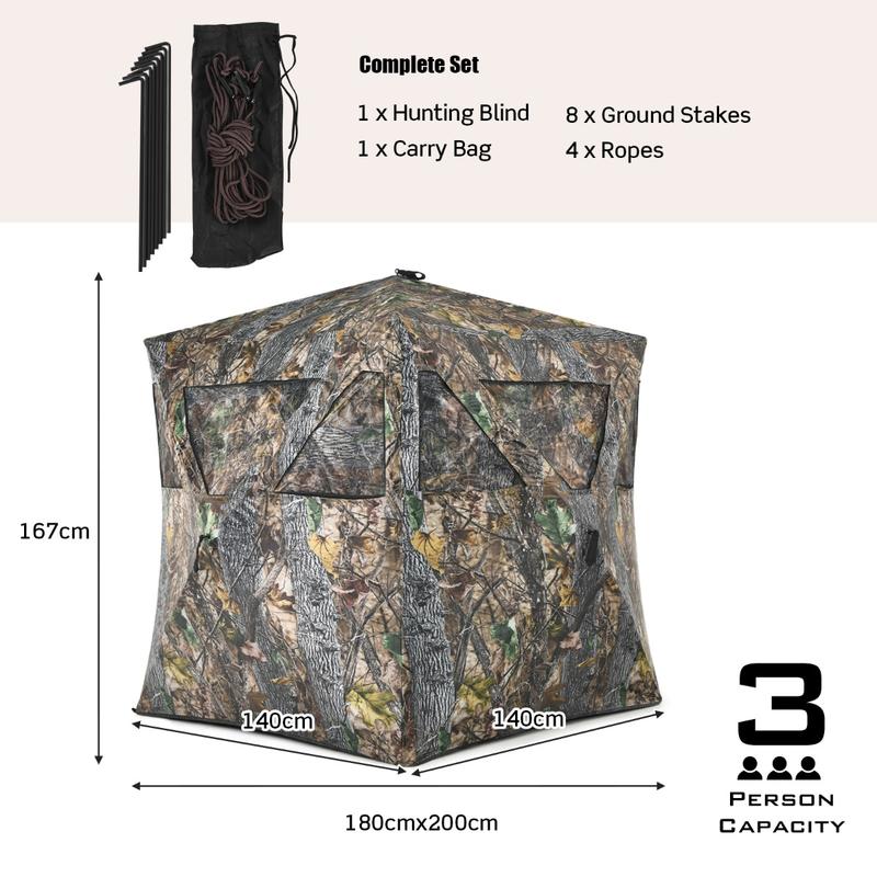 3 Person Portable Pop-Up Groun – обзор и цена Hunting & Outdoor As