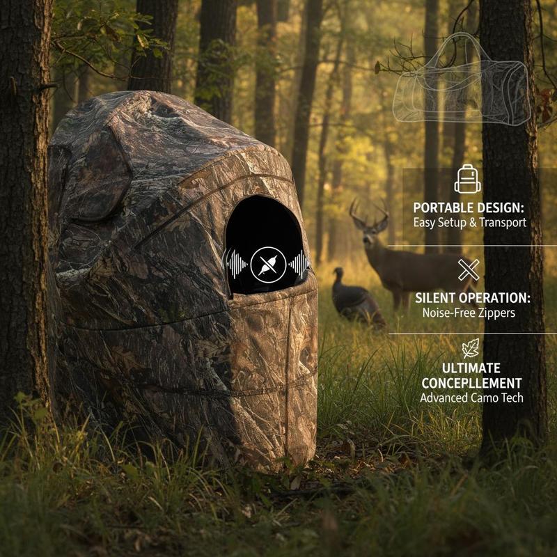 Hunting Blind 1 Person For Dee – обзор и цена Hunting & Outdoor As
