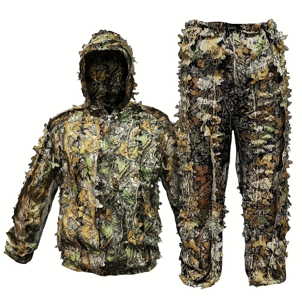 Hunting Suit Jungle Leaves Lig – обзор и цена Outdoor Hunting Photography