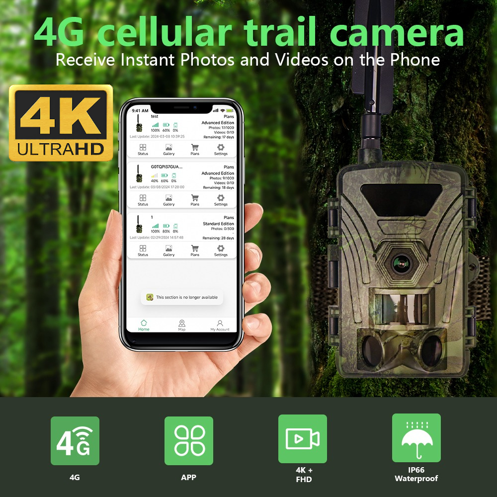PR802LTE 4G Hunting Trail Came – обзор и цена Outdoor Hunting Camera Wireless