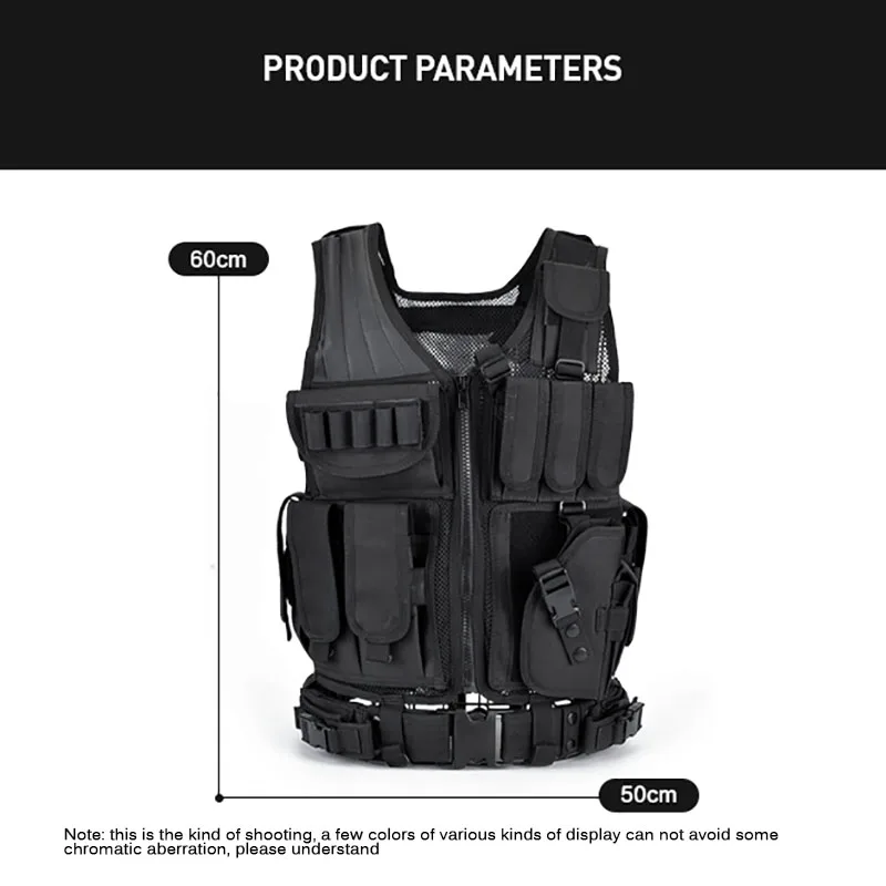 Adjustable Molle Tactical Vest – обзор и цена Hunting Outdoor Jacket