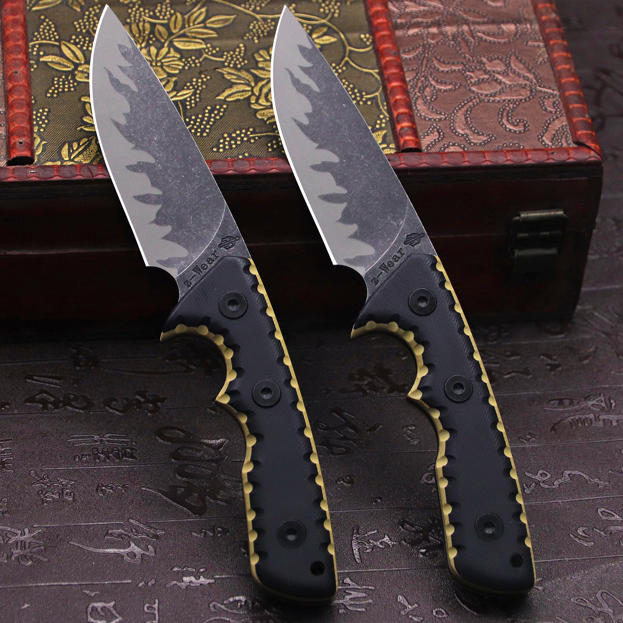 M-L (USA) DC53 Stone Washed Fu – обзор и цена Hunting Outdoor Edge Knives