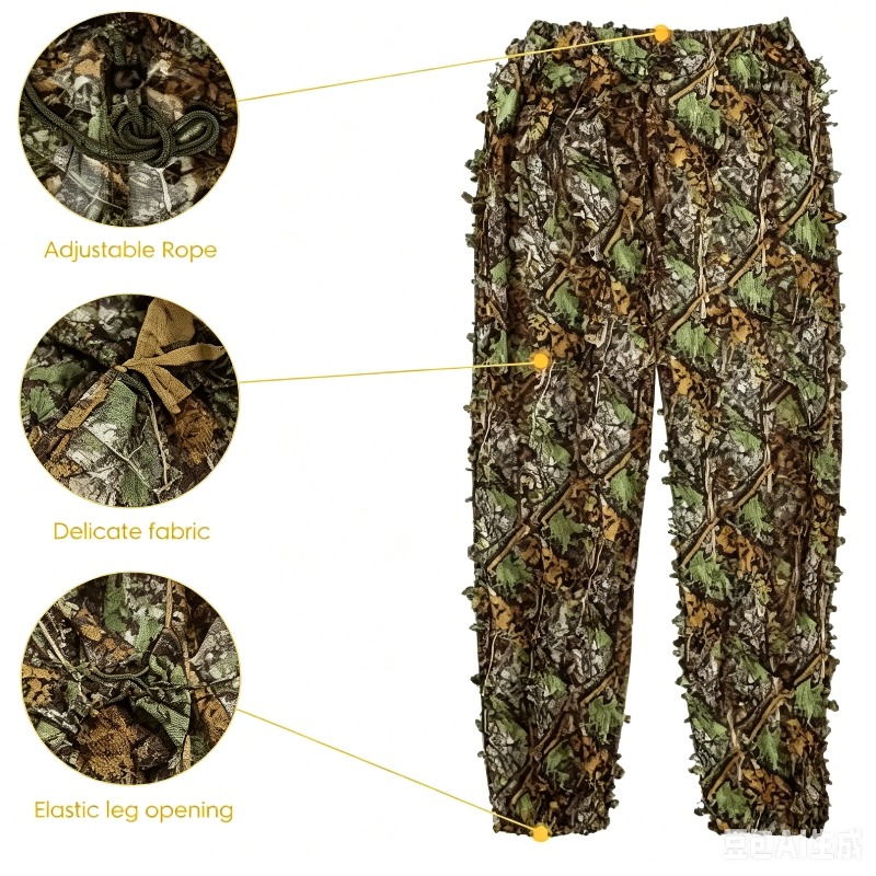3D  Leafy Bionic Camouflage Hu – обзор и цена Outdoor Hunting Photography