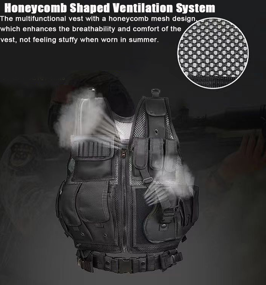 Adjustable Molle Tactical Vest – обзор и цена Hunting Outdoor Jacket
