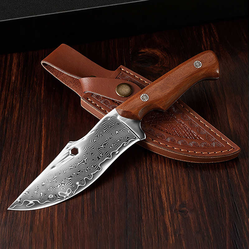 Damascus Outdoor Knife Curved  – обзор и цена Hunting Outdoor Edge Knives