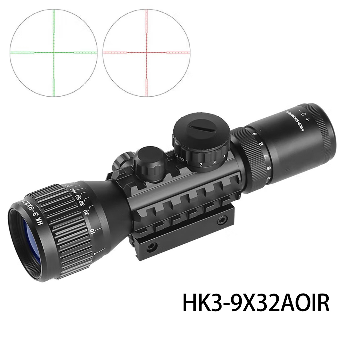 MARCH HK 3-9X32AOIR Tactical C – обзор и цена Outdoor Hunting Rifle