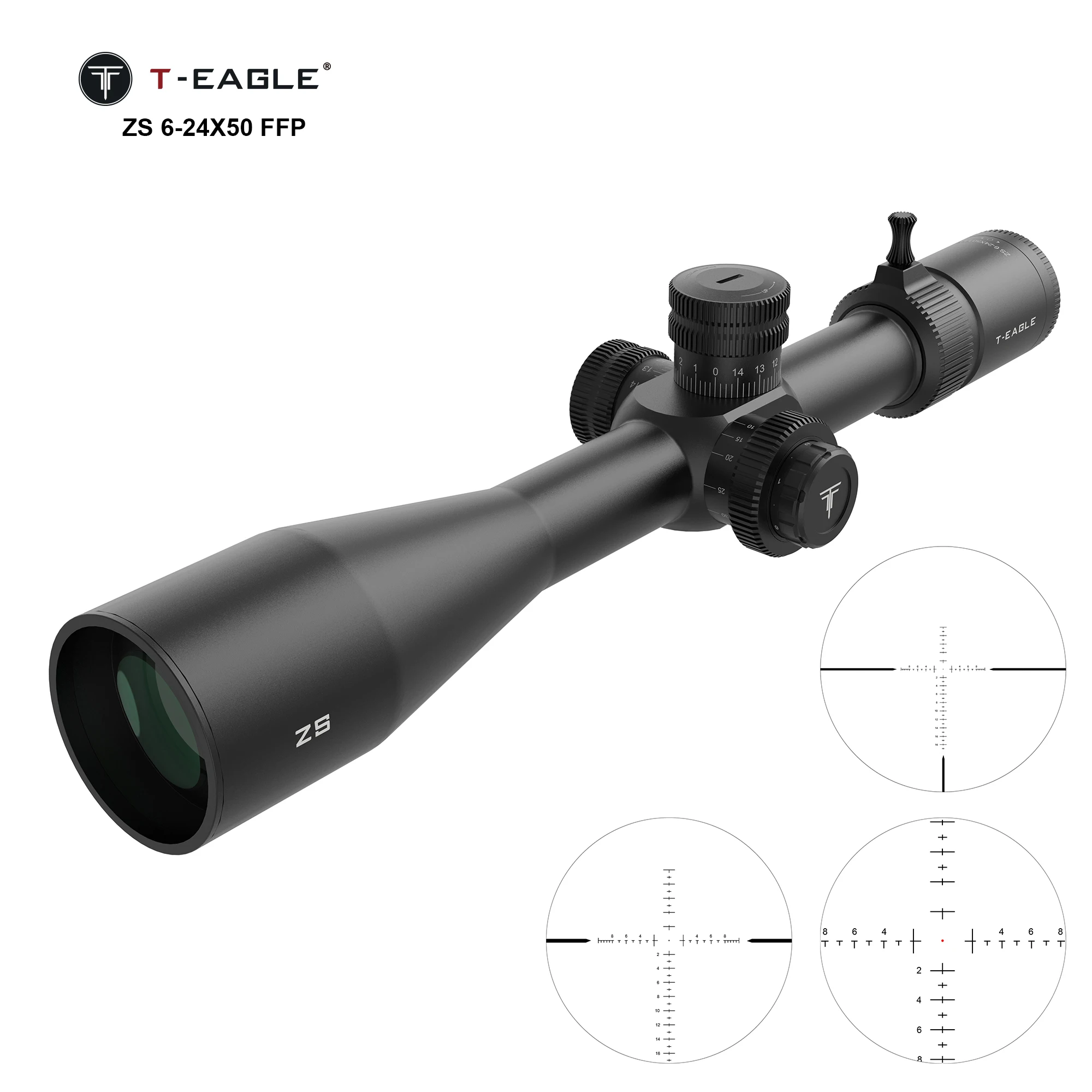 T-EAGLE ZS 6-24x50 FFP Tactica – обзор и цена Outdoor Hunting Rifle
