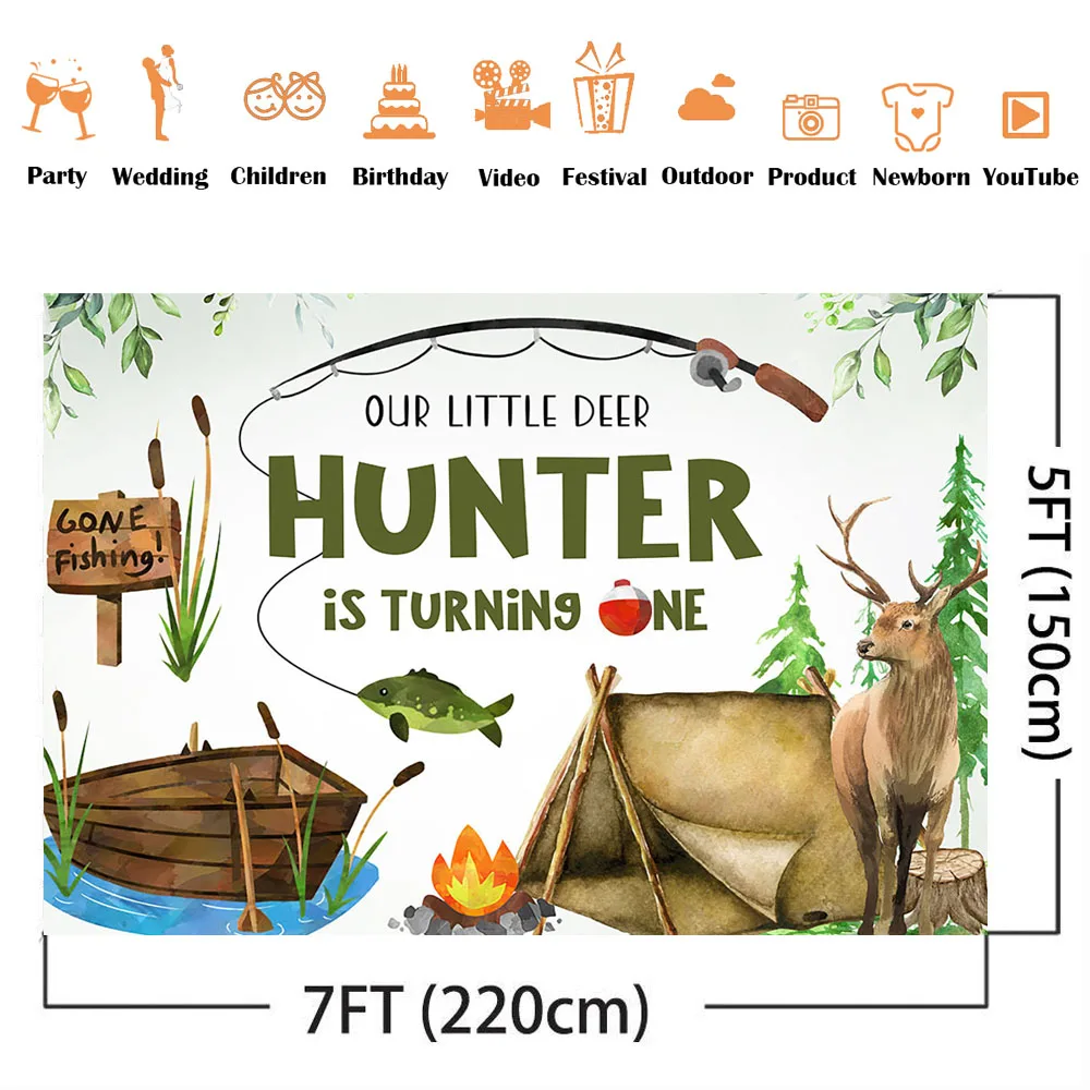 Hunting Fishing Birthday Backd – обзор и цена Hunting Outdoor Background