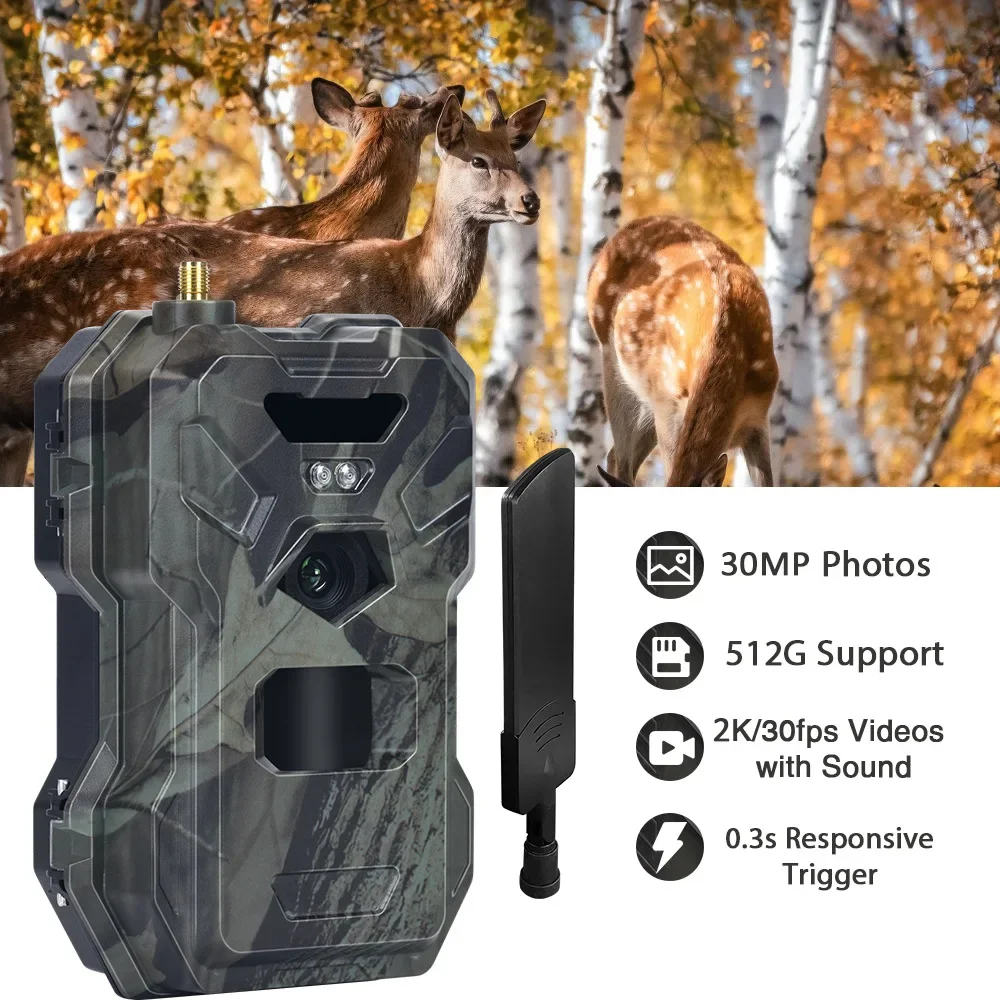 HC-880Pro 4G 30MP HD 2K Night  – обзор и цена Outdoor Hunting Camera Wireless