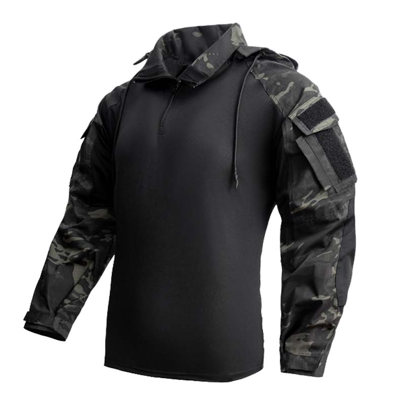 Men's T-shirts 1/4 Zip Long Sl – обзор и цена Outdoor Hunting T Shirts