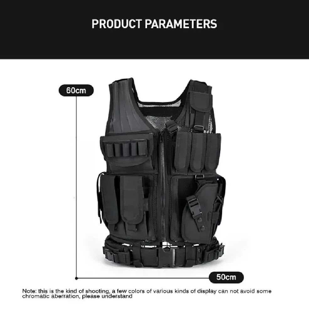 Adjustable Molle Tactical Vest – обзор и цена Hunting Outdoor Jacket