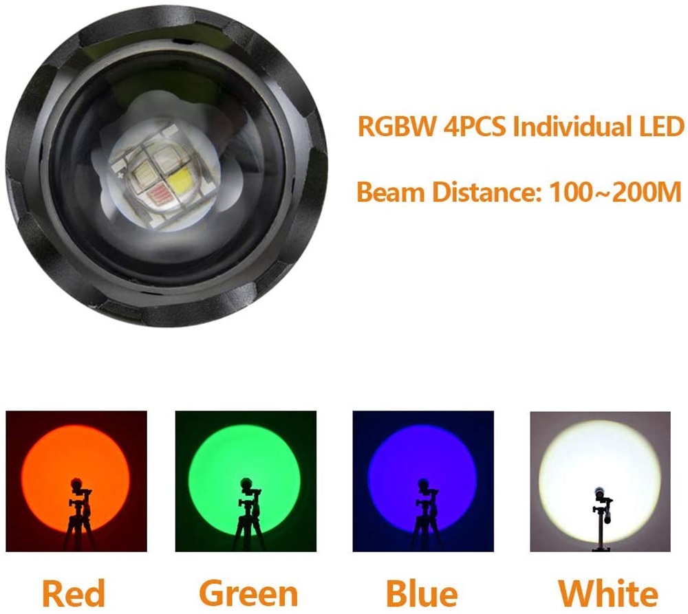 Zoom 4-Colour light LED Flashl – обзор и цена Outdoor Hunting Photography