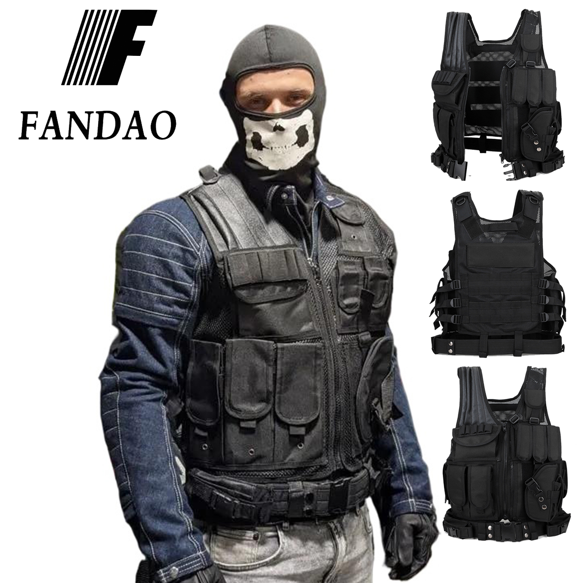 Adjustable Molle Tactical Vest – обзор и цена Hunting Outdoor Jacket