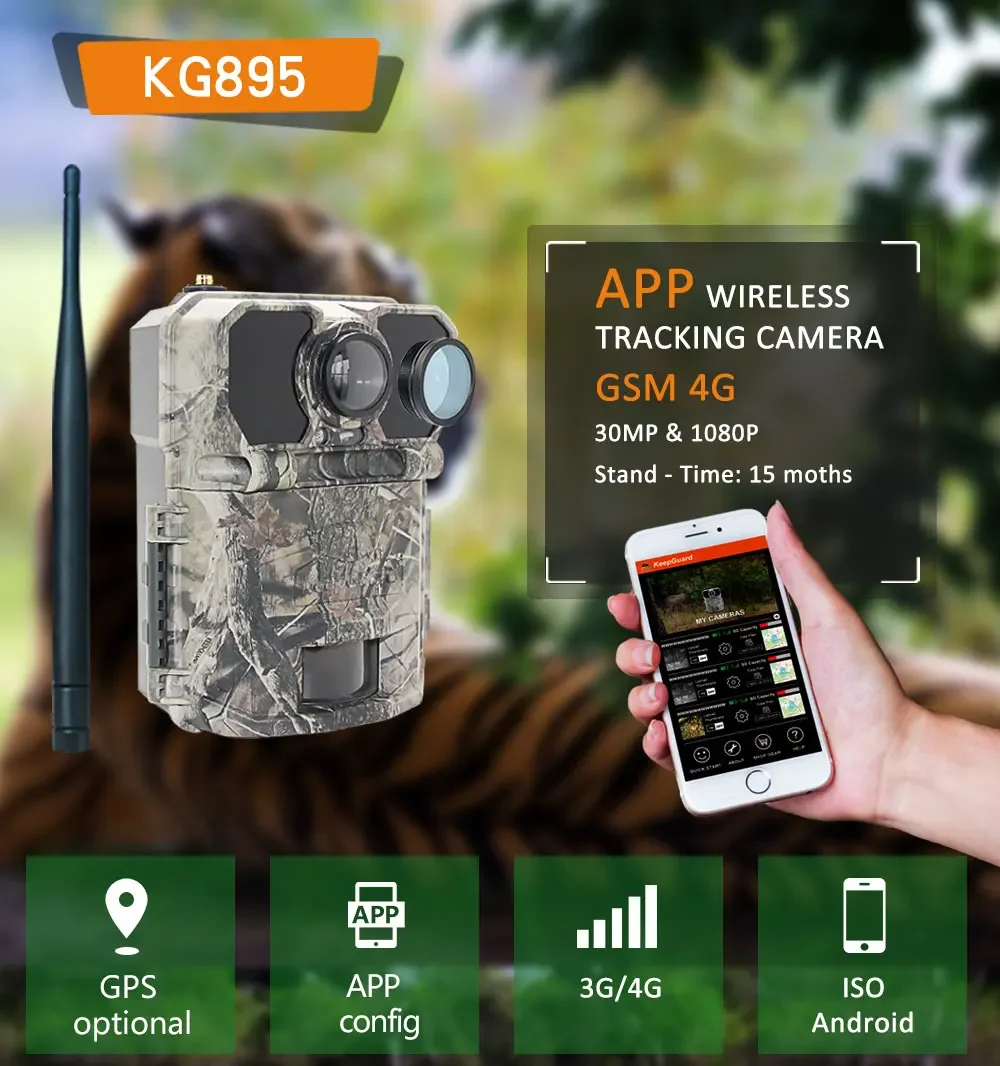 4G Hunting Trail Camera 30MP/1 – обзор и цена Outdoor Hunting Camera Wireless