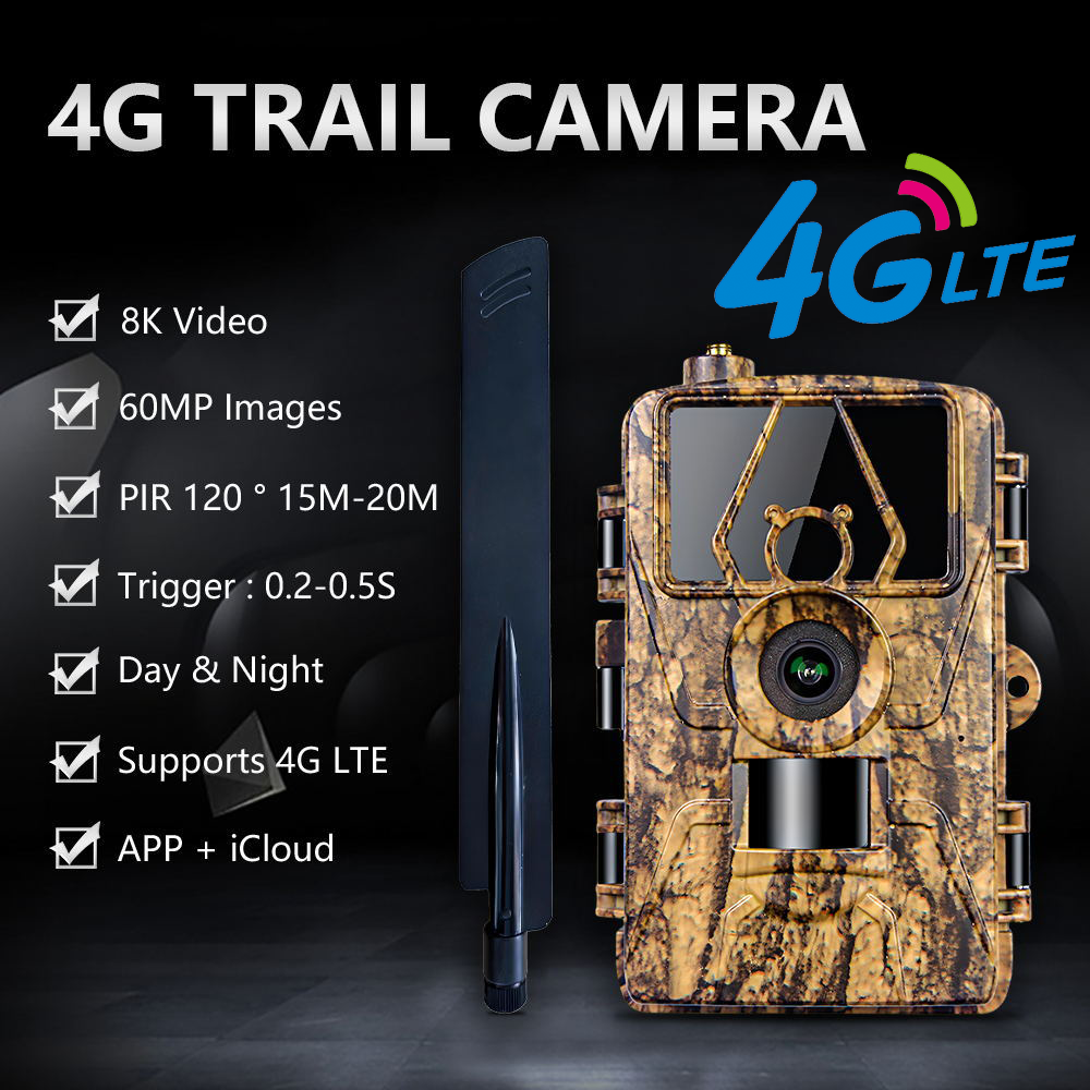 4G LTE Cellular Trail Camera 6 – обзор и цена Outdoor Hunting Camera Wireless