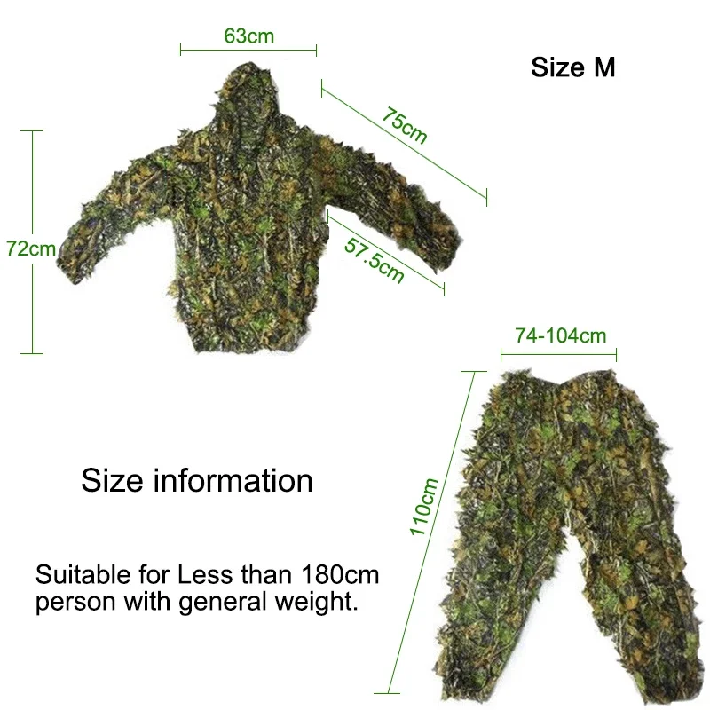 Men Women Kids Outdoor Ghillie – обзор и цена Hunting Outdoor Jacket
