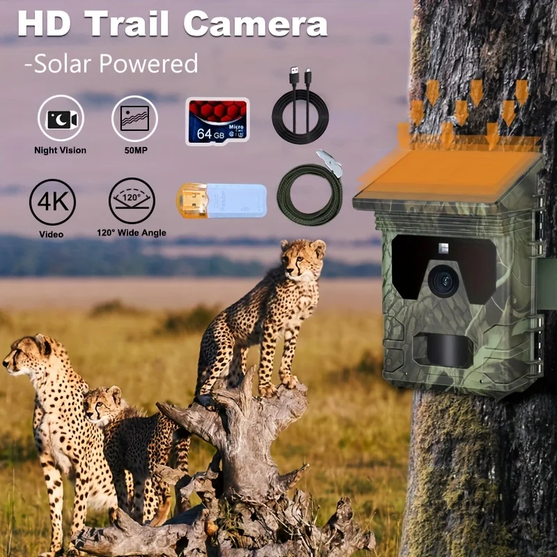 KEEHOME 4K 50MP Solar-Powered  – обзор и цена Outdoor Hunting Photography