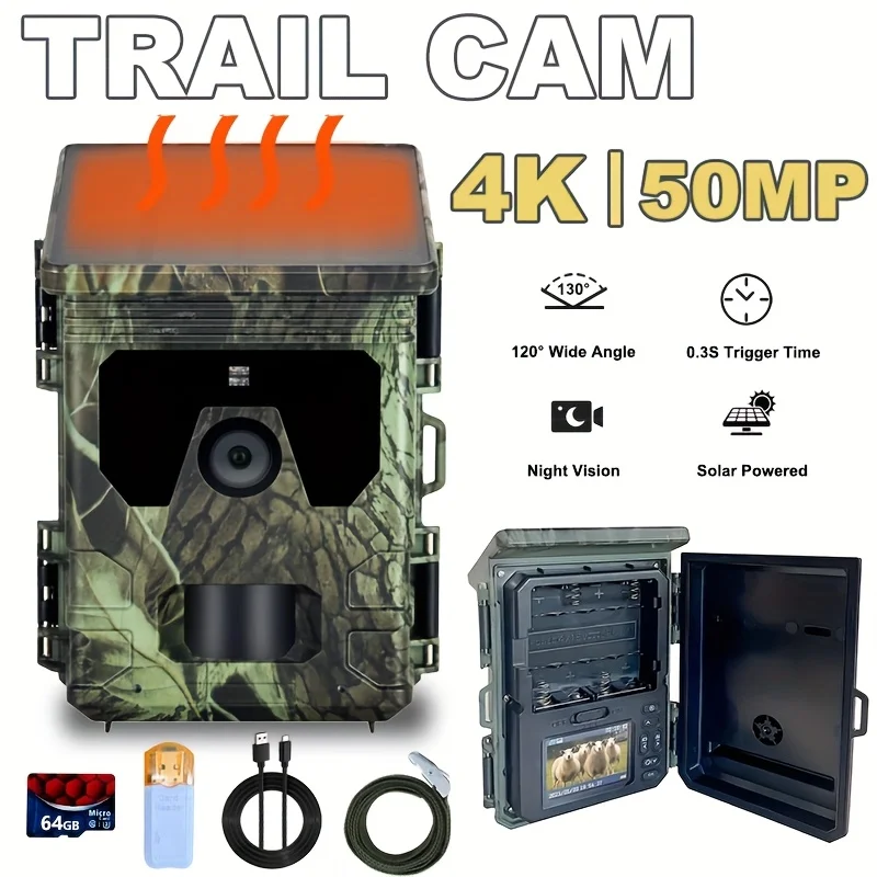 KEEHOME 4K 50MP Solar-Powered  – обзор и цена Outdoor Hunting Photography