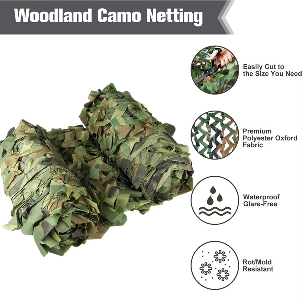 Woodland Camouflage Net Sunsha – обзор и цена Hunting And Camping In Forest