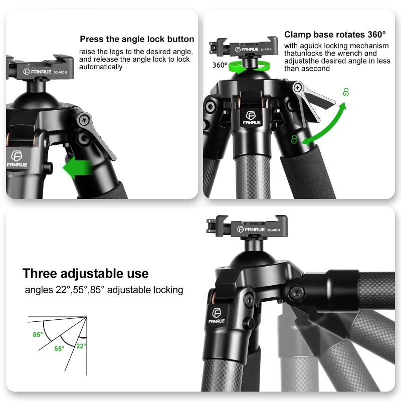 Outdoor Carbon Fiber Tripod Hi – обзор и цена Outdoor Hunting Photography