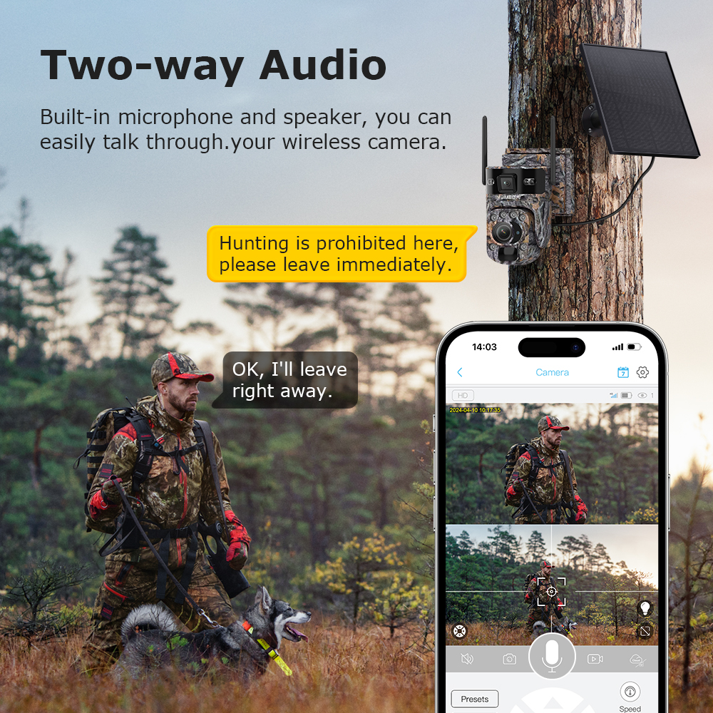 INQMEGA  6K 12MP 4G Solar Hunt – обзор и цена Outdoor Hunting Camera Wireless