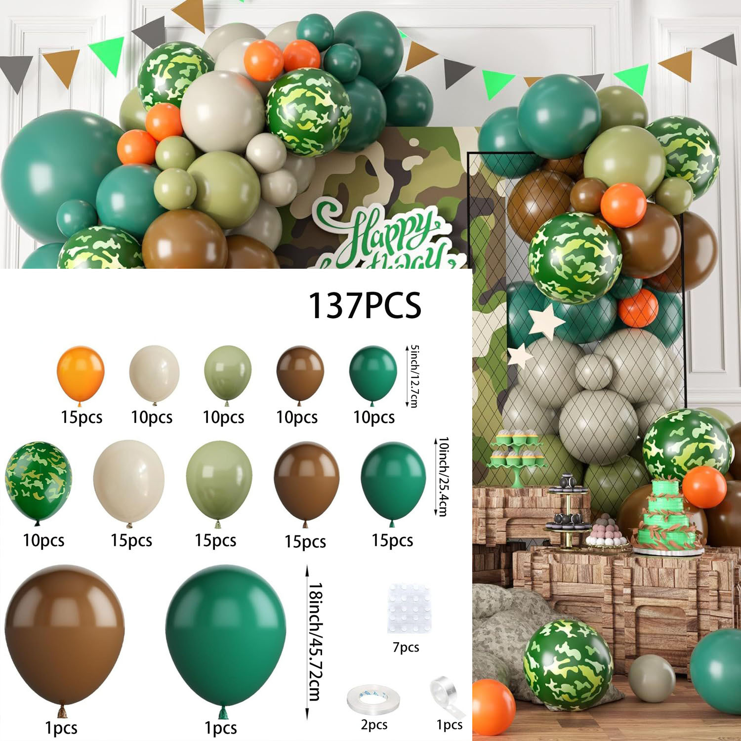 137PCS Amazon Hot Selling Retr – обзор и цена Outdoor Hunting Events