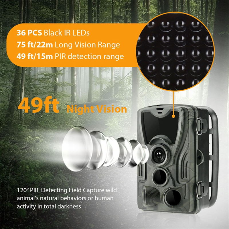 4G LTE 4K UHD 36MP Night Visio – обзор и цена Outdoor Hunting Camera Wireless